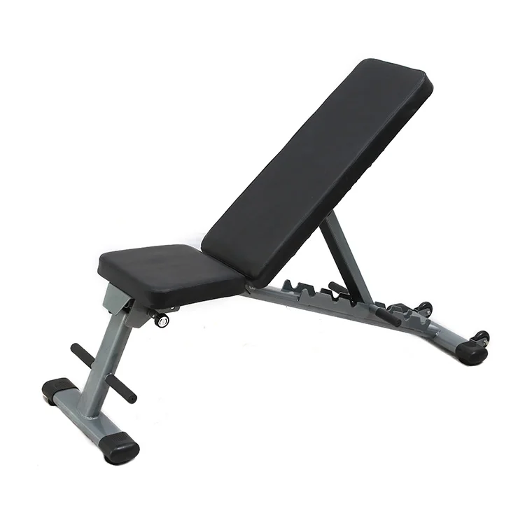 Folding bodybuilding machine lifting weight bench gym