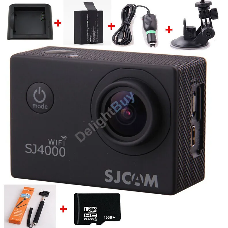 original sjcam WIFI SJ4000 12MP HD 1080P Digital Sports DV Action Waterproof Camera