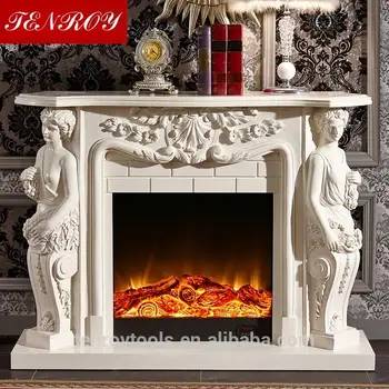 Arches Modeling Roman Columns Artificial Marble Surround Wall