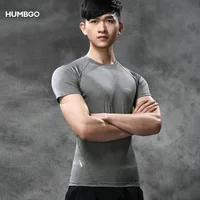 

Men's Sports T Shirt Silver Technology Slim Fit Moisture Wicking Breathable and Quick Dry Shirt