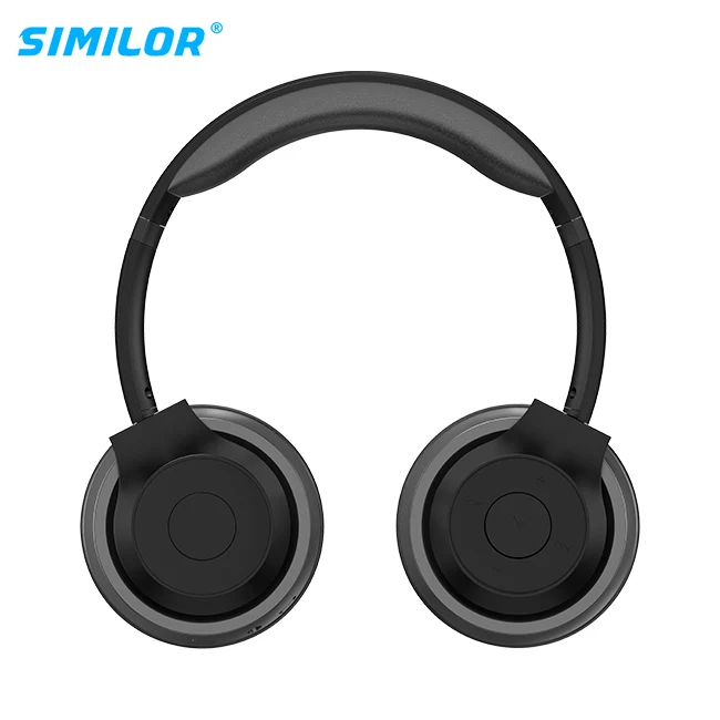 

similor high quality microphone function wireless headphones with soft protein earpad for music, Black;pink;gold;silvery