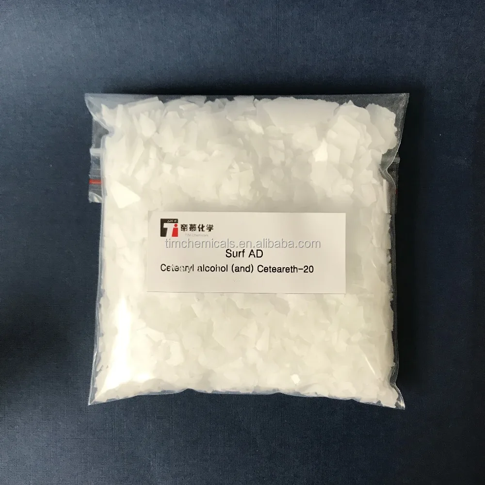 
Cetearyl alcohol and ceteareth-20 