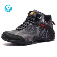 

2019 New High Quality Outdoor Mountain Desert Climbing Shoes Men Ankle Hiking Boots Plus Size Fashion Classic Trekking Footwear