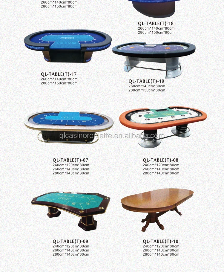 Luxury Texas Poker Table With New Design Stainless Steel Leg Baccarat