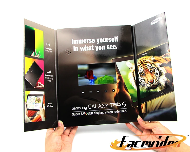 4.3 inch video brochure