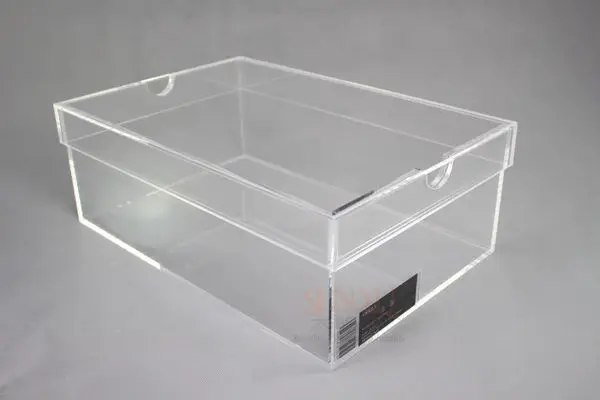 clear box shoes