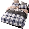 Check control Bed cover plate set bedding 100% cotton for home