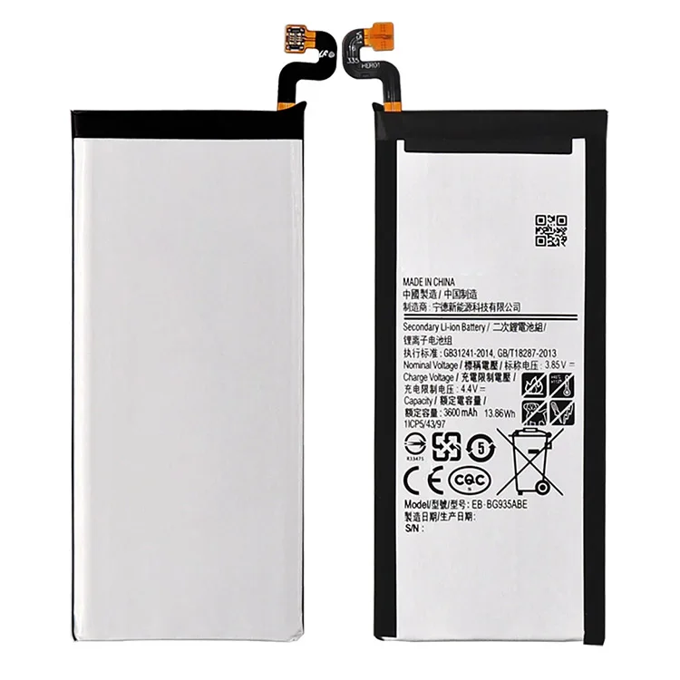 

Original 3600mAh Cell Phone Battery For Samsung Galaxy S7 edge Standard Battery, Black