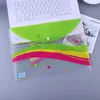 Factory manufacturer document folders plastic button closure file envelope folder