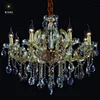 Golden color 8 arms maria theresa luxury home decor lighting chandelier