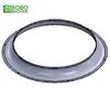 Fan flange rolling machine
