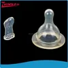 new design fda free easy to washable silicone baby nipple OEM silicone nipple /pacifier/teat manufacture