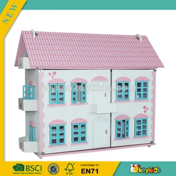 kids wooden dollhouse