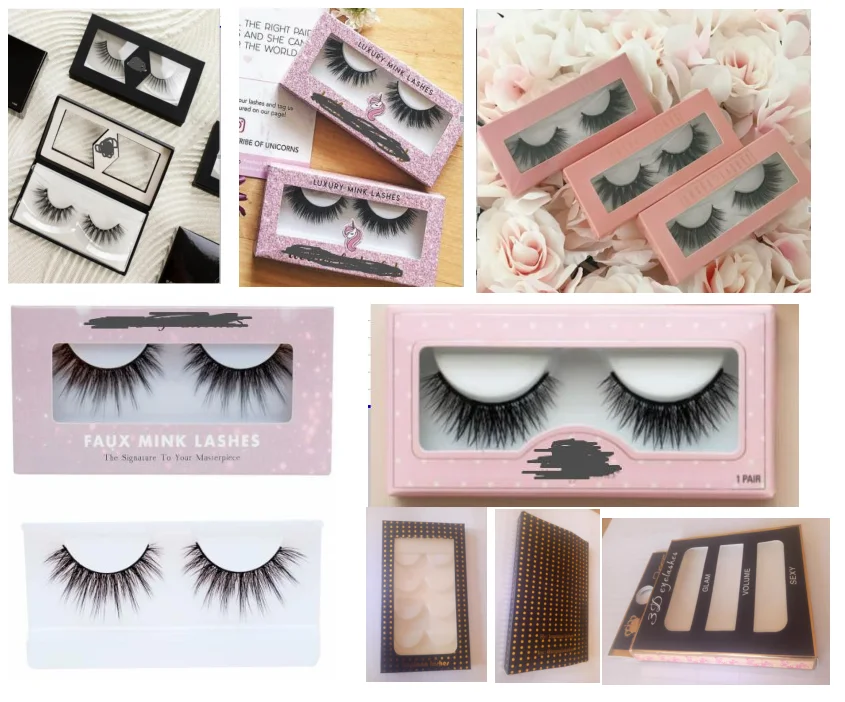 
Dramatic 3 pair packaging for flat bottom custom package box custom bulk 10 pairs lovely premium car dropship mink eyelashes 