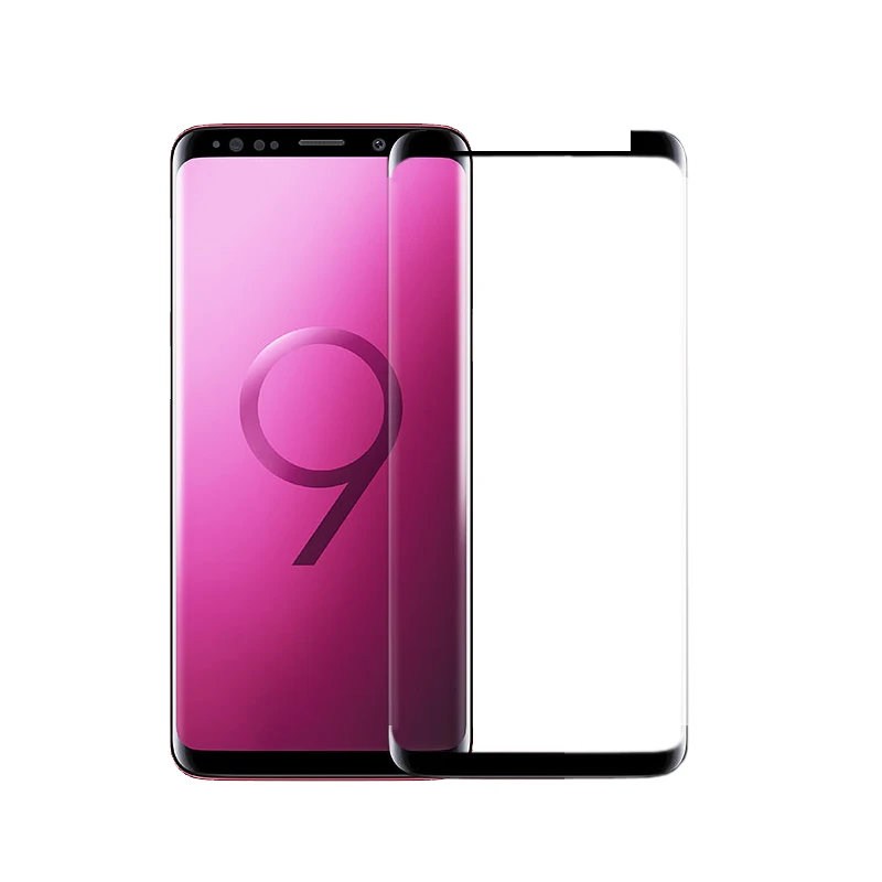 

New premium 3D curved full coverage premium tempered glass screen protector for samsung S9