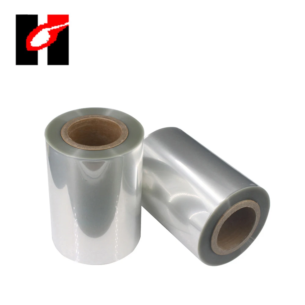 
pet shrink film in rolls for bottle label 