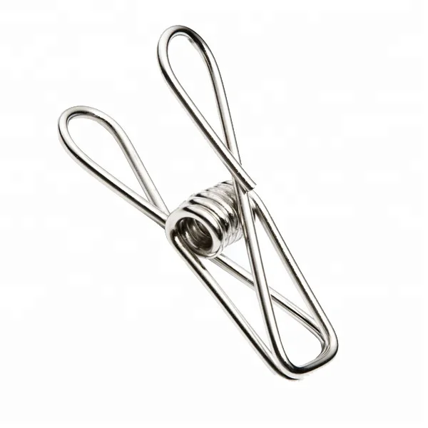 

Stainless steel spring clip custom metal clothes pegs cloth clip peg spring clothespin spring