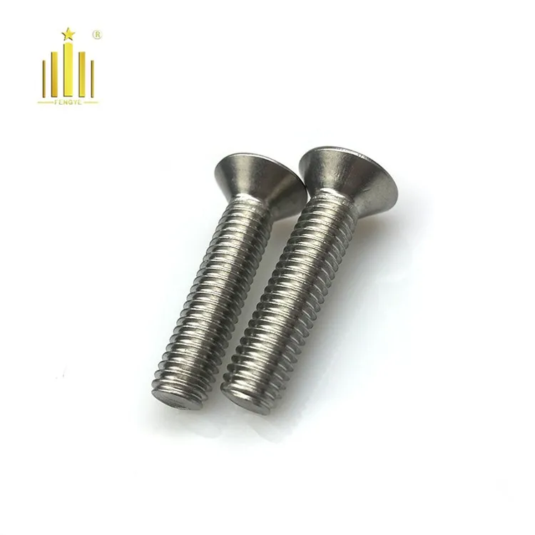 Free Samples Allen Key Head Screw Countersunk Flat Hex Socket Head 