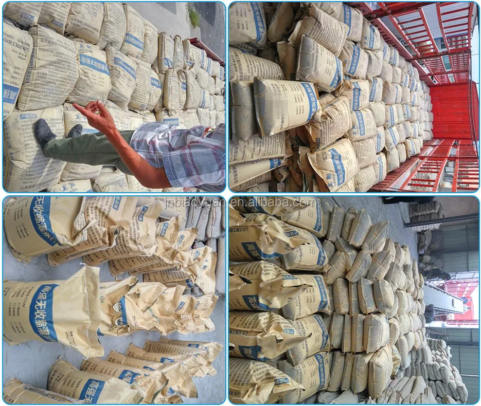 non-shrink precision grout for tunnel