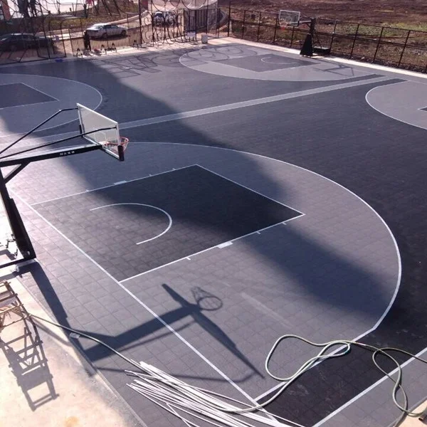 

PP interlock mobile basketball court flooring, 18 kinds