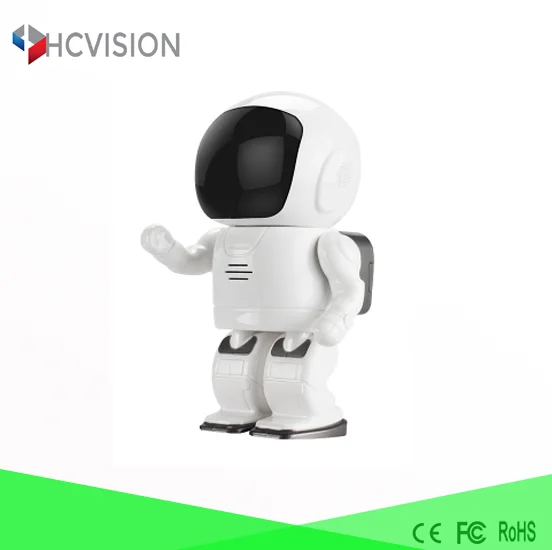 360 rotating robot mini camera ir led night vision alarm ip camera baby sitter micro wireless wifi webcam Two way audio