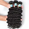 Brazilian deep wave 36 inch human hair extensions,unprocessed exotic wave hair weave,heat resistant 10 a grade taobao hair