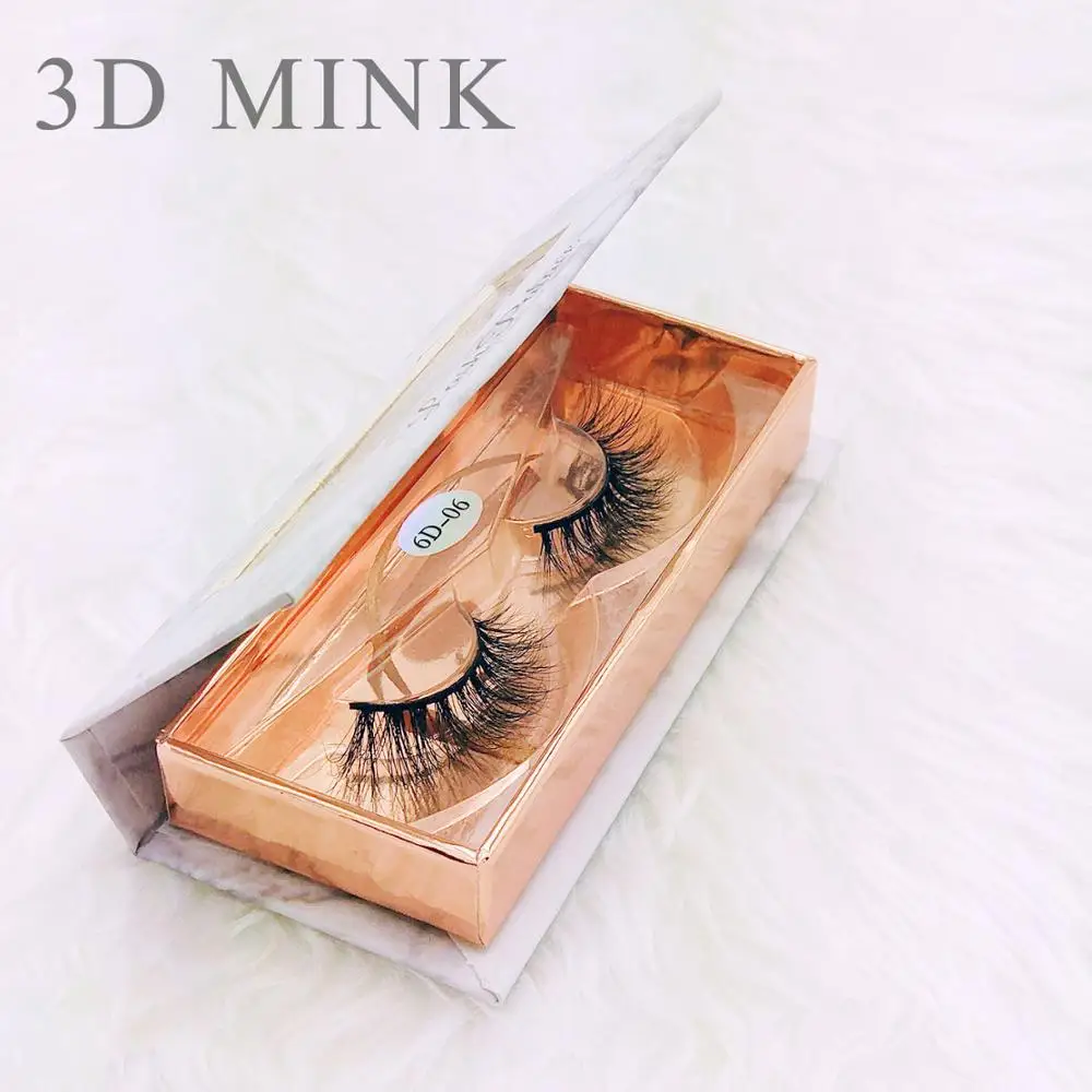 

100% 3d Silk Fiber Lashes Wholesale False Eyelash, Black