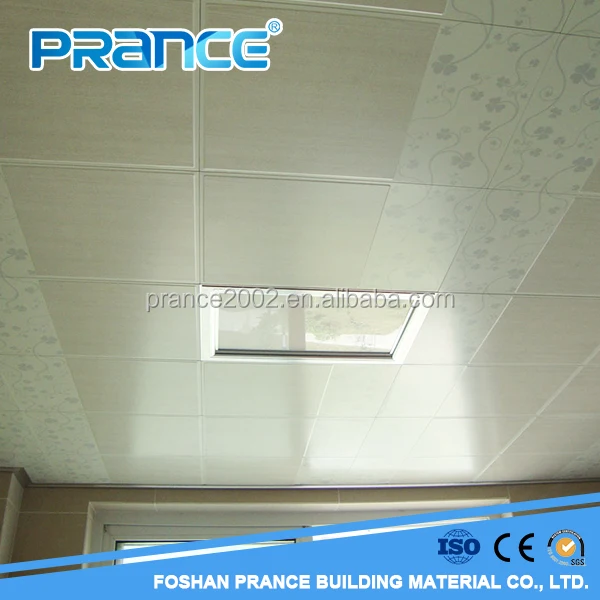 Poliestireno decorativo de azulejos de techo/panel de PVC