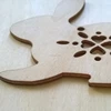 Christmas craft supplier laser cut 3D animal pendant
