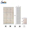 3 doors locker/ 6 tier locker/ abs locker heavy duty plastic locker