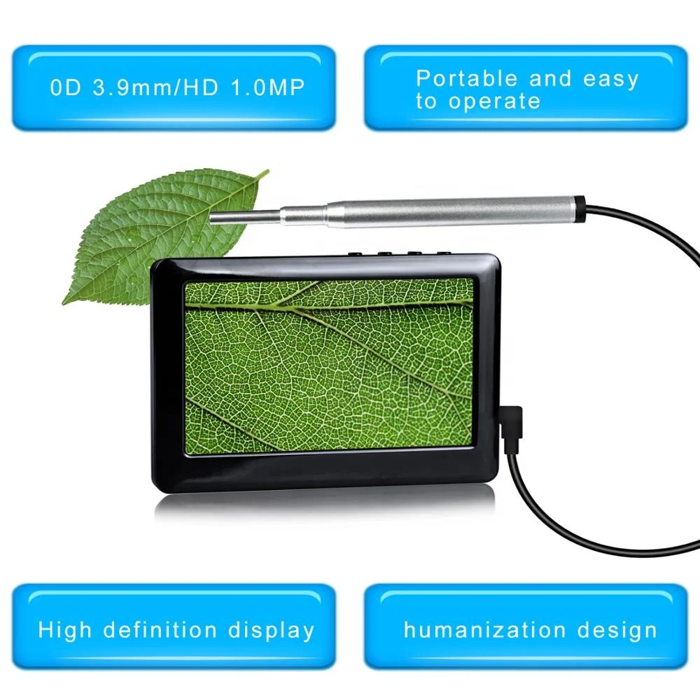 Newest Portable And Easy To Operate 6led Od3.9mm 1.0mp Hd Otoscopes Ent