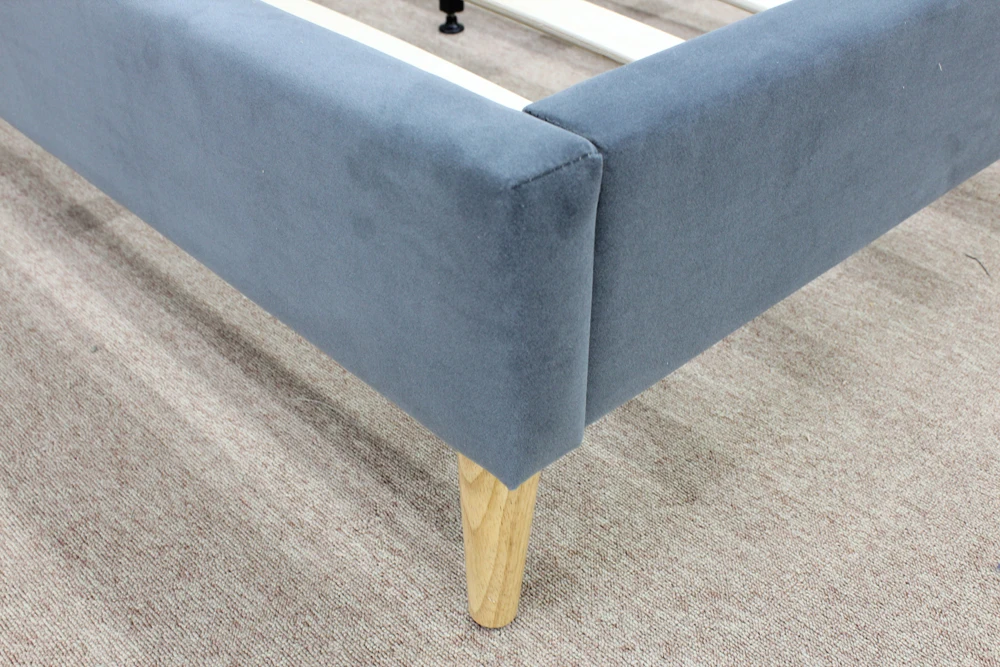 
double king bed upholstered for sale 