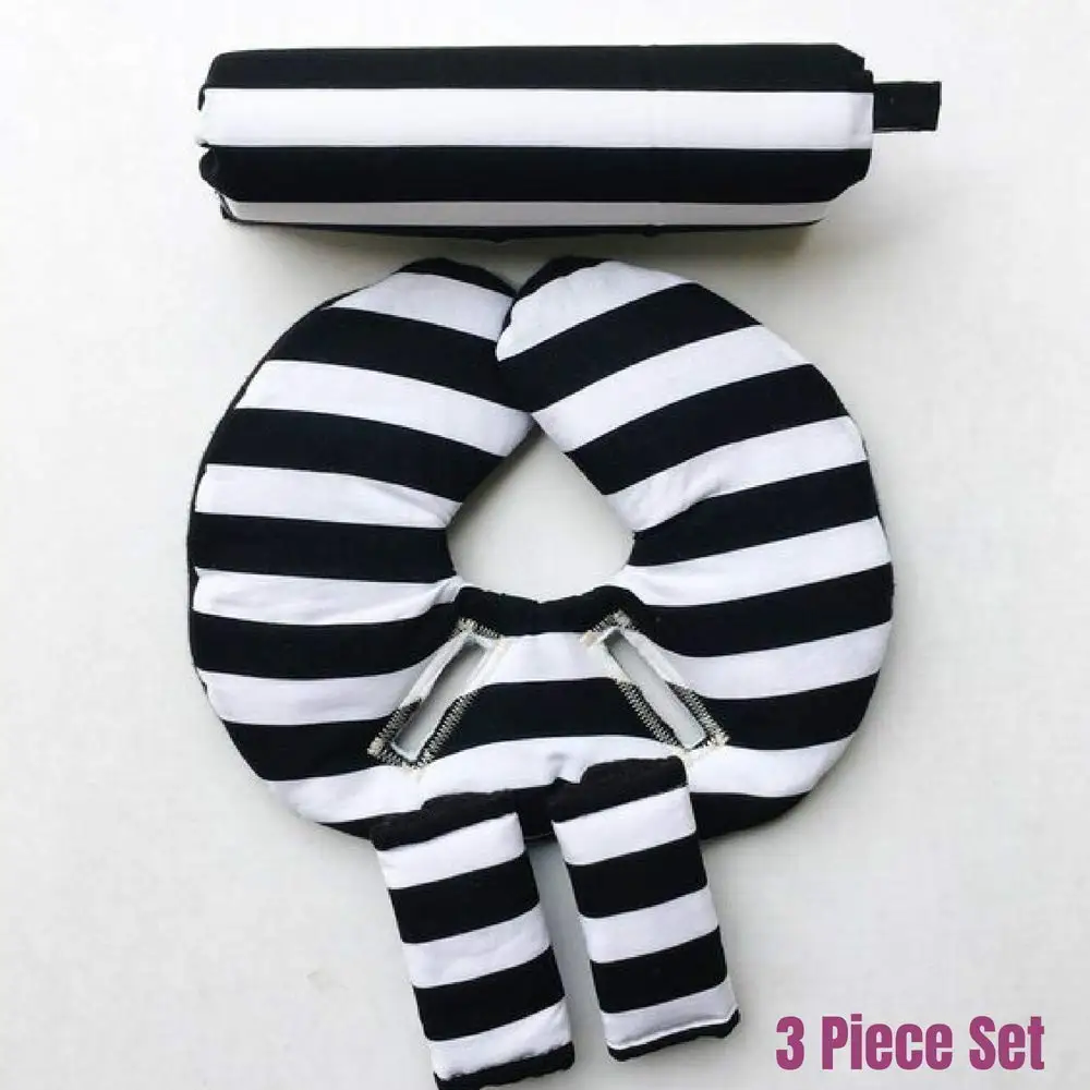 black infant head support