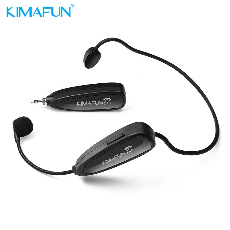 
microfono inalambrico 2.4GHz wireless headset microphone/mike for megaphone amplifier speaker wifi hidden microphone 