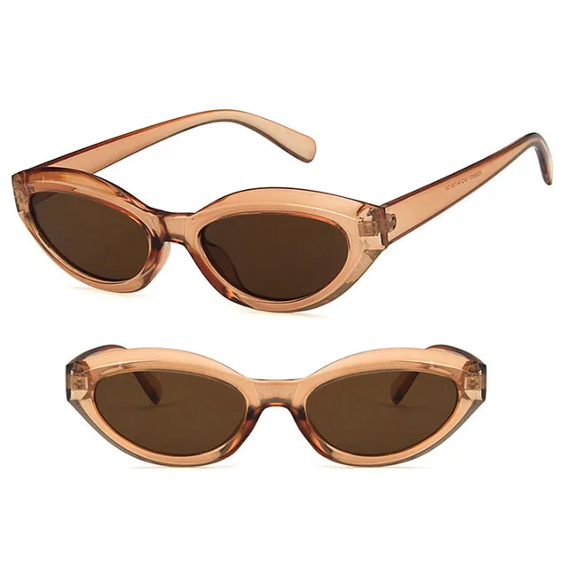 

DLL98007 Metal Hinge Cat Eye Transparent Fashion Sunglasses with UV400 CE
