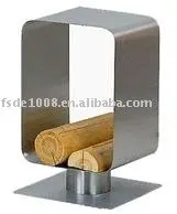 Stainless Steel Decorate Fireplace Accessories Log Holder