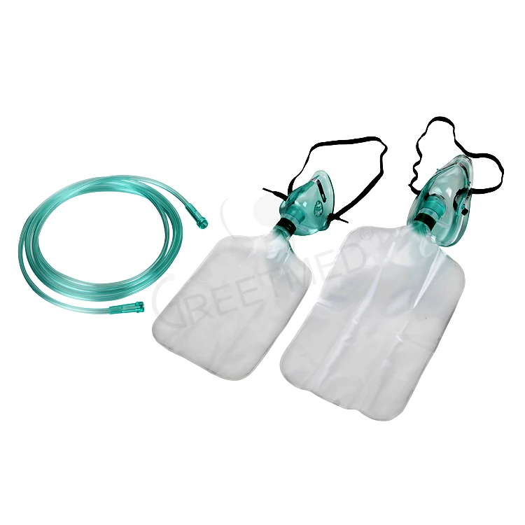 High quality medical disposable oxygen mask with reservoir bag