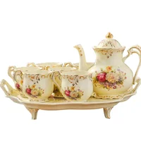 

Ceramic teapot Coffee cup Sets/vintage Coffee Tea Set