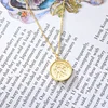 Good Quality 925 Sterling Silver 14K Plata Hand Personality Fine Gemini Necklace