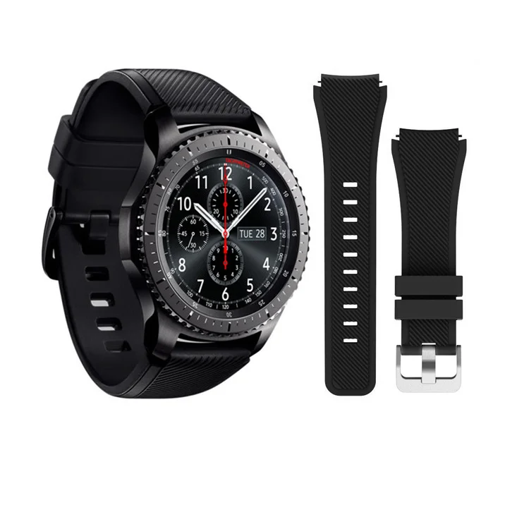 

Soft silicone Replacement Bracelet Sport Strap for Samsung Gear S3 Frontier/ Classic watch Bands