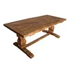 Top Selling Antique Rectangular Farmhouse Dining Table Recycling Elm Dining Table