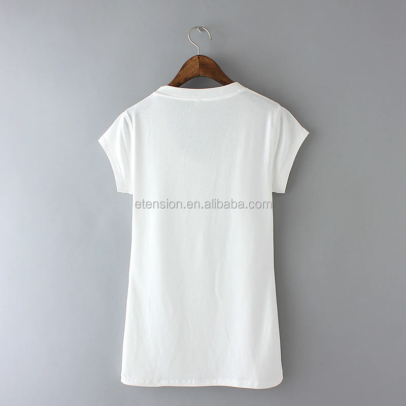 Cotton V Neck Breathable Plain White T Shirts Women Buy Plain White T Shirts Women,Breathbale