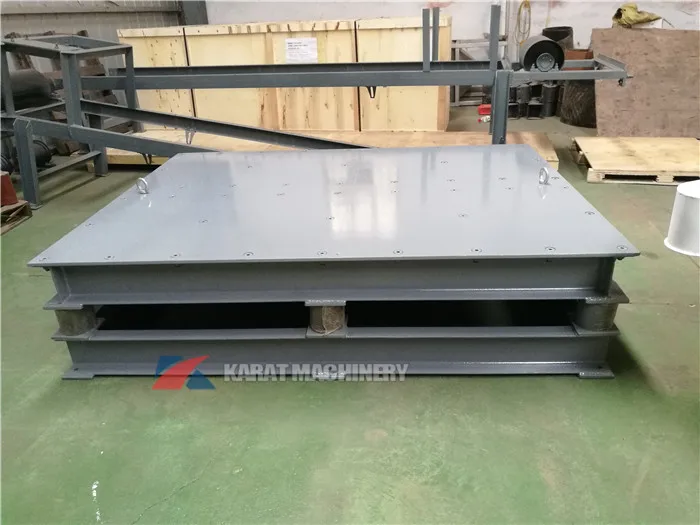 High frequency small concrete vibrating table machine