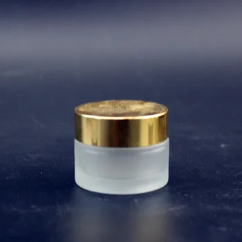 30g cosmetic cream skin care face clear larger frost jar matt glass lids gold