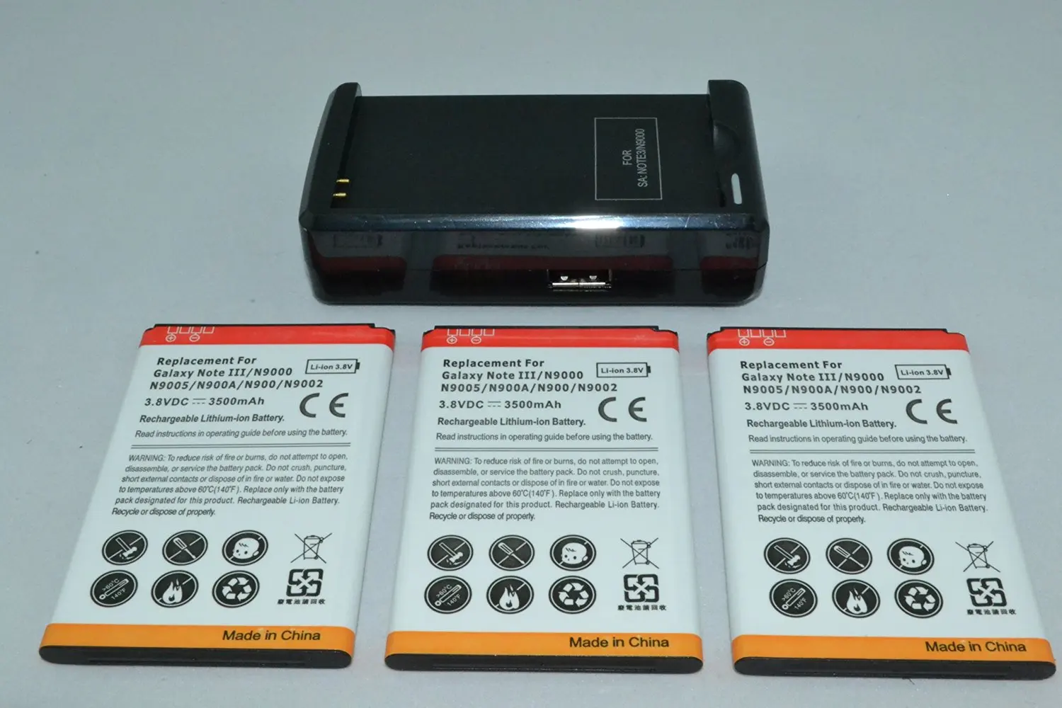 Buy 3 X 3500mah Batteries And Charger For Samsung Note 3 Iii Compatible Models N9000 N900 N9002 N9005 N9006 N9008 N900a N900p N900v N900t Gt N9000 Gt N9005 Sc 01f Sgh N075 Sm N900 Sm N900r Sm N9000 Sm N9002