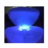 Giant LED inflatable stage shell/inflatable led seashell for Party/ stage/ wedding decoration