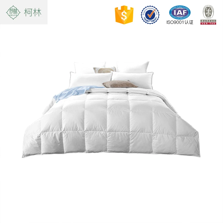 King Comforter High Fill Power Filling Siberian Goose Feathers Down