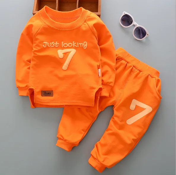 2018 Autumn New Arrival long sleeve sweater sets Fashion 1-3 years baby clothes set
