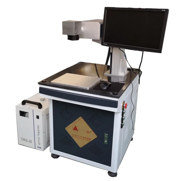 hot sale 3W 5W plastic mark logo UV laser marking machine