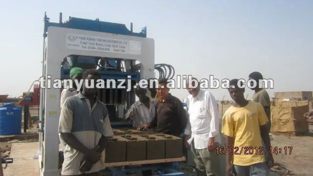QTF3-20 Concrete Blocks Making Machine Mobile Hydraulic Semi Automatic Machine